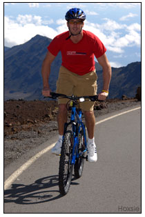 Biking Maui