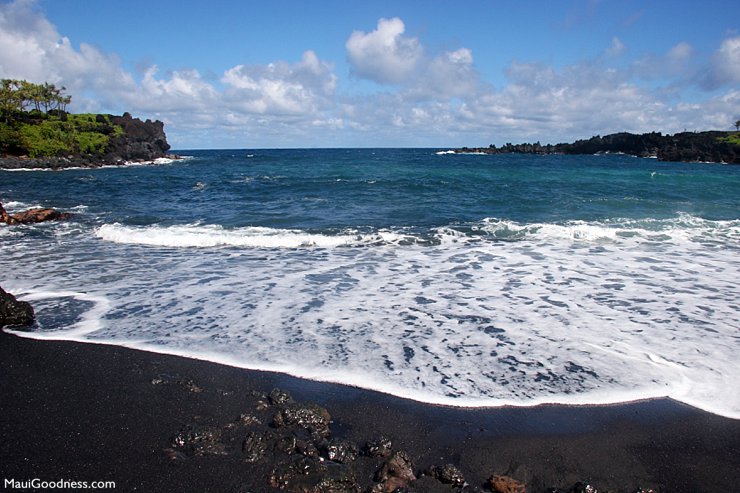 Black Sand beach Maui
