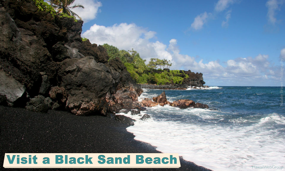 Visit a Black Sand Beach