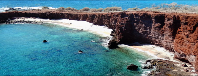 Lanai coastline