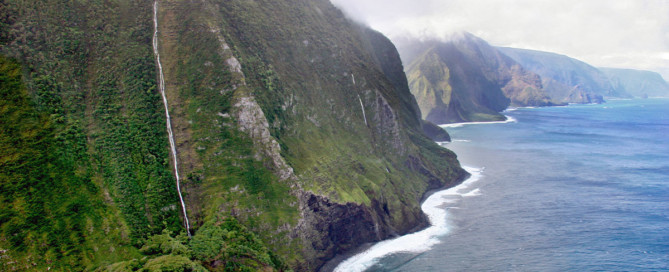 Father Damien Molokai Sea Cliffs