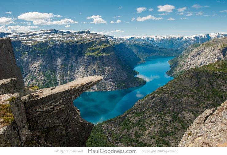 Trolltunga, Troll's tongue rock, Norway