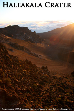 Haleakala crater