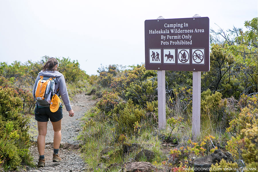 Haleakala permit camping