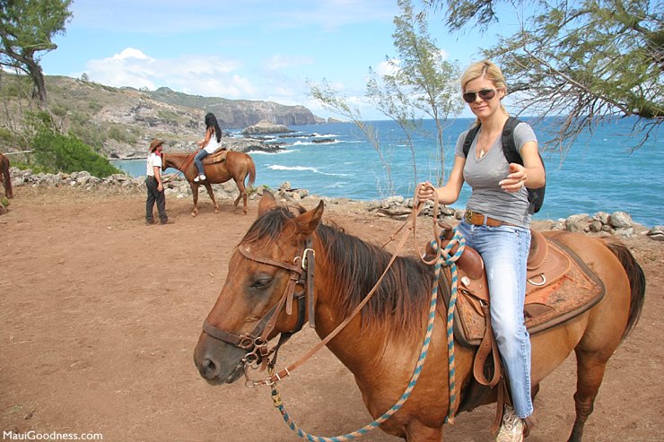horseback riding in Maui