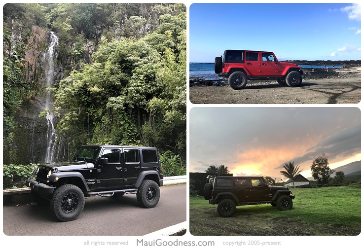 4 door jeep rental maui