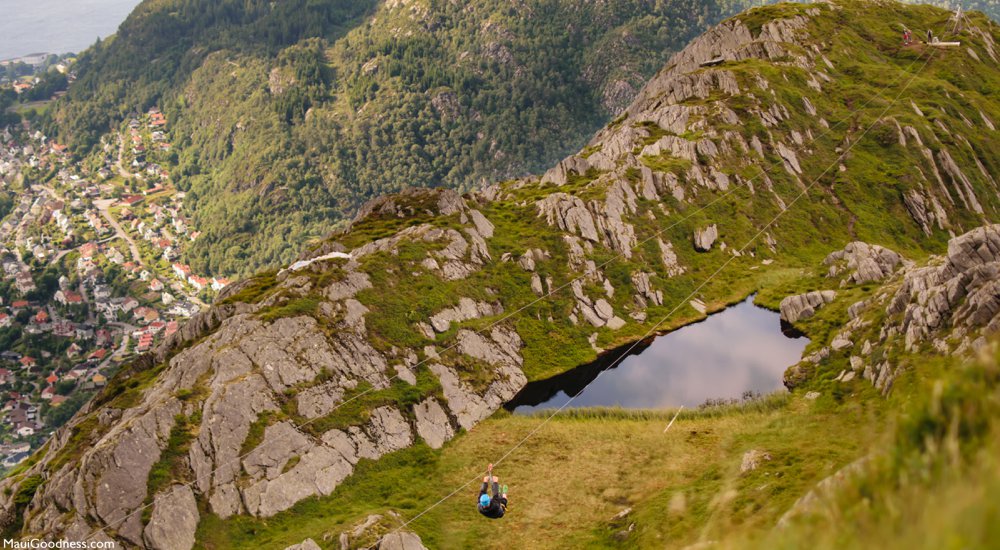 mountain zipline