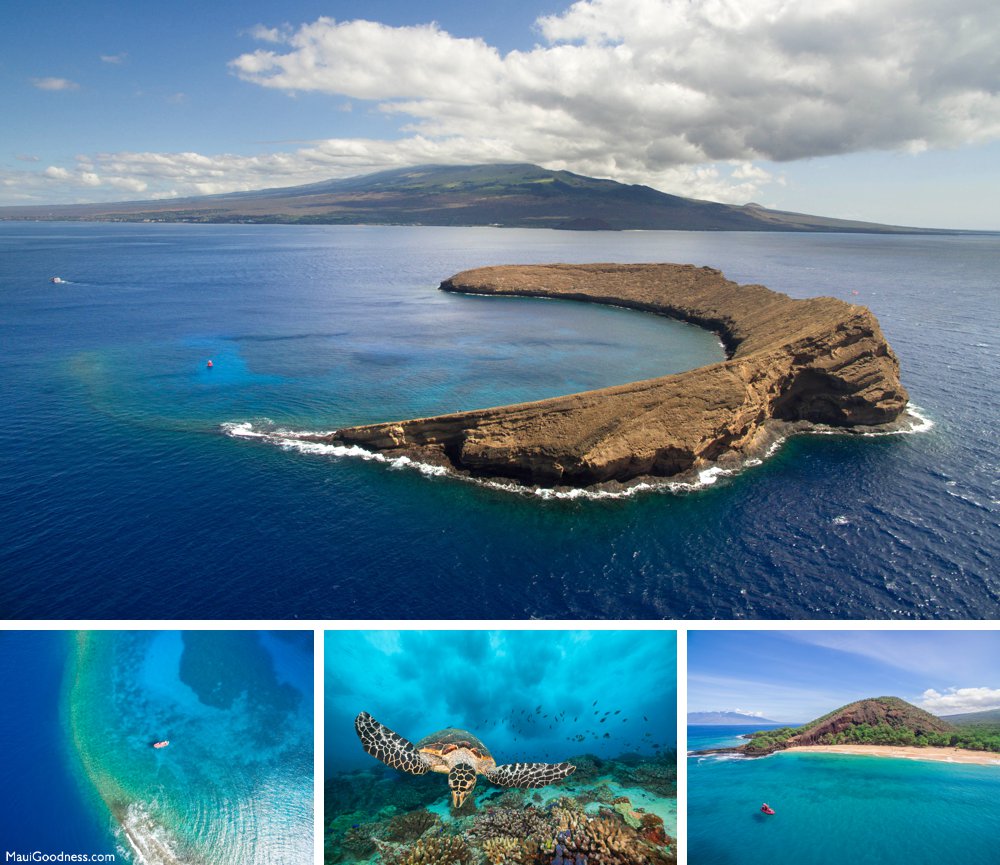 rafting Molokini Crater