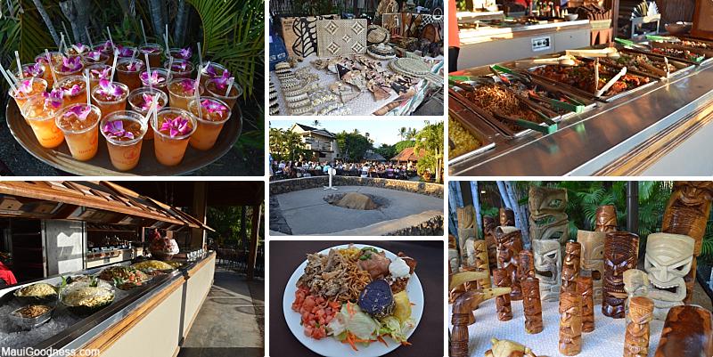 Royal Lahaina Luau Food & Beverage