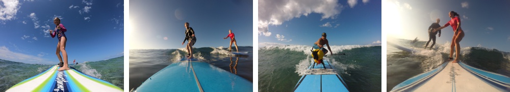 surfing Maui